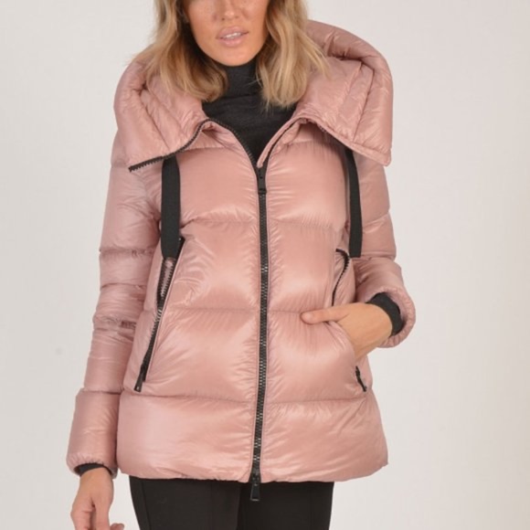 Moncler Serin Pink Quilted Down Jacket - Picture 1 of 14